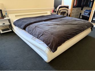 King bed frame only.