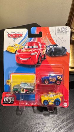 Disney Pixar Cars Mini Racers 3-Pack – New Sealed Collectible Set