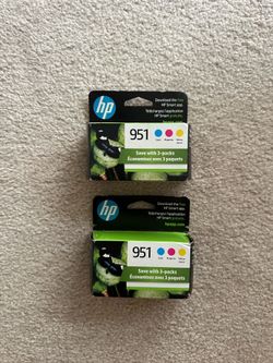 HP 951 Ink Cartridges -Two each