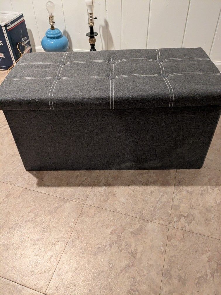 Gray Ottoman
