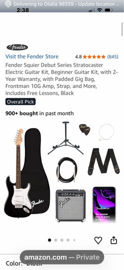 Guitar and accessories