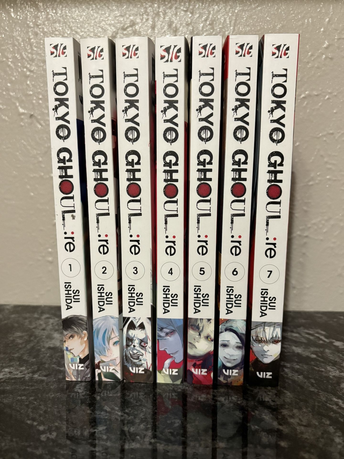 Tokyo Ghoul re manga books 1-7 