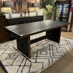 Retro Walnut Dining Table