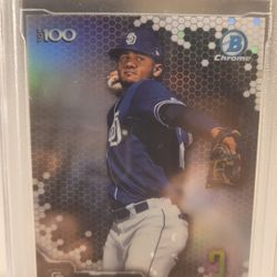 2019 BOWMAN FERNANDO TATIS JR # STP -3 SCOUTS' TOP 100 CHROME  DSG 9.5
