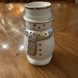 Bath & Body Works Harry Statkin 2009 Snowman Candle Oil Warmer 