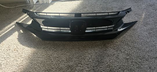 Honda Front Grille Assembly Black