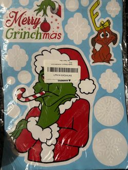 Grinch Window Clings