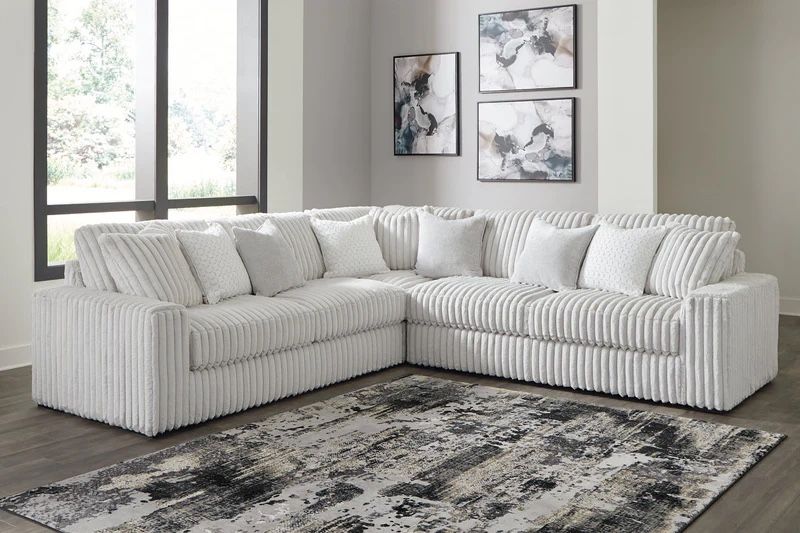 Stupendous Alloy 3-Piece Sectional - Shop Now Pay Later - $39 Down