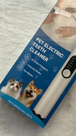 Pet Electric Teeth Cleaner – Ultrasonic Dental Cleaner for Dogs & Cats