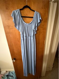 Blue dress