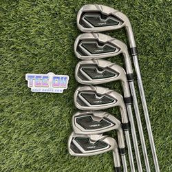 TaylorMade RBZ Irons Set 6-AW Steel Regular Flex Combo Grips RH