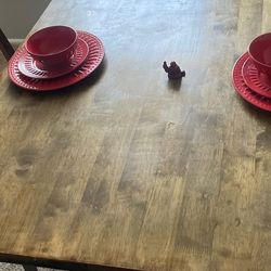 Hard Wood table available for pick up