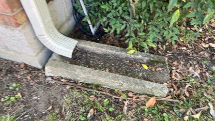 Concrete splash block