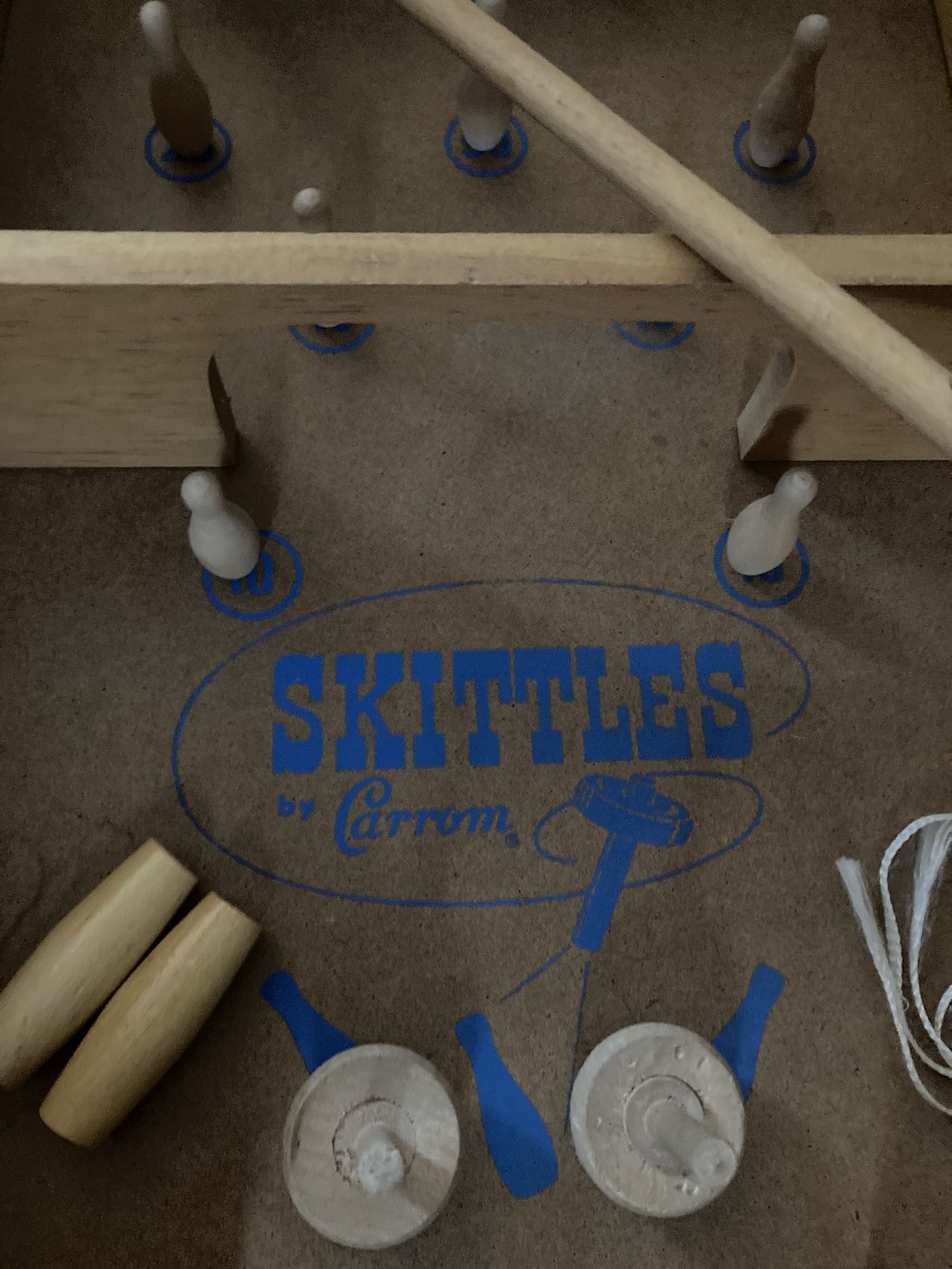 Vintage Skittles By Carrom Bowling Game