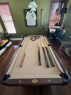 Winner's Choice Billiard Pool Table with Accessories