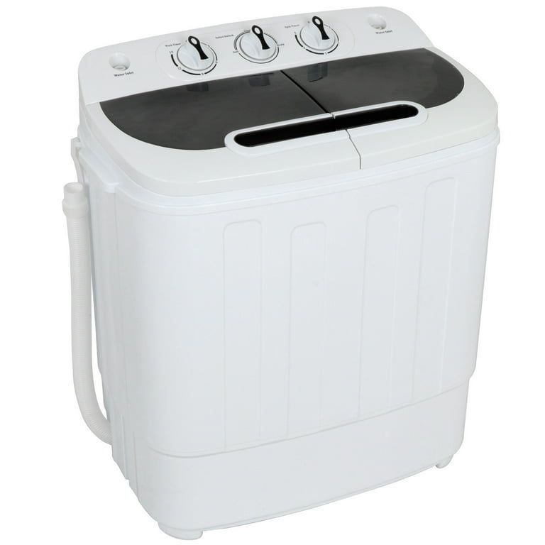Home Compact Washing Machine Twin Tub Portable mini 8 Washer + 5 Dryer (Dual, 13lbs