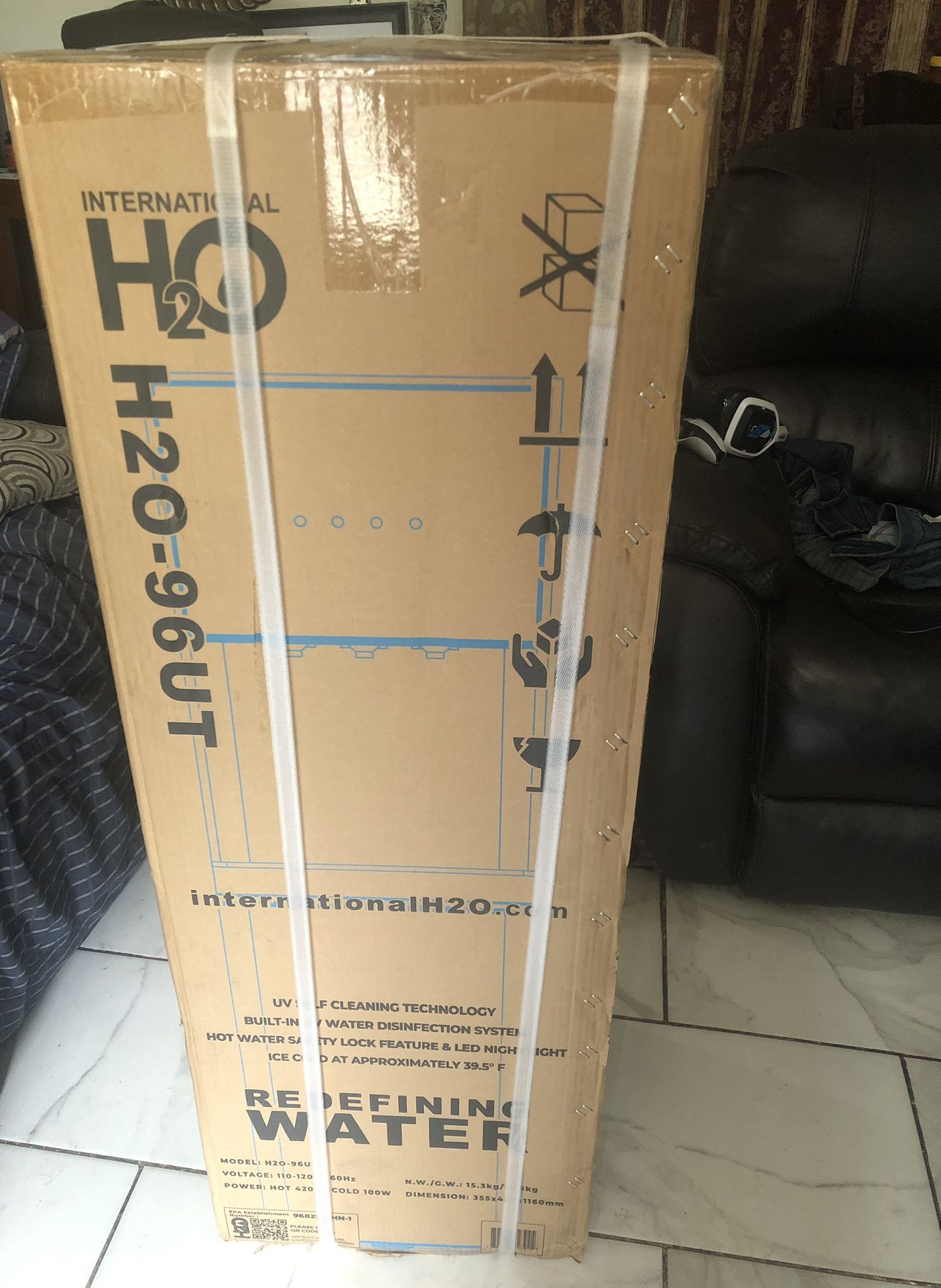 H2O-96UT UV Self-Cleaning Bottom Load Water Dispenser