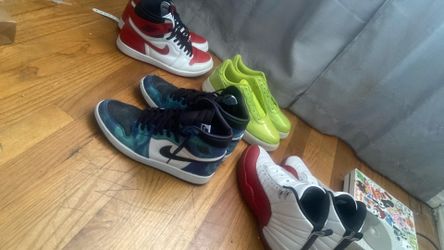 Nikes and 1 pair of Jordan