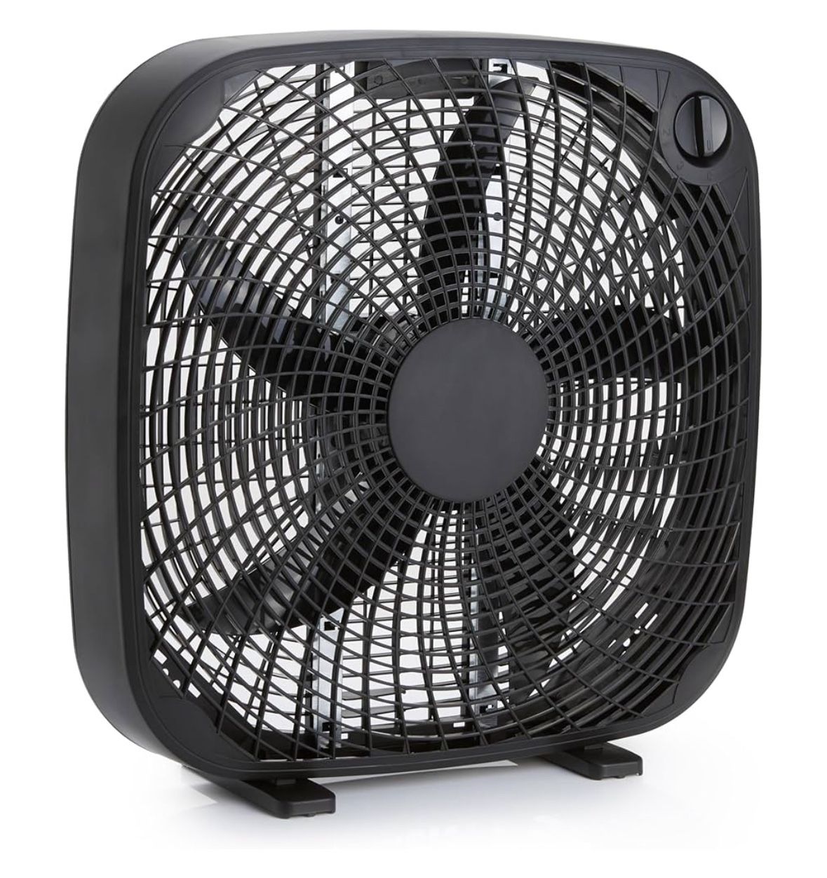 3 Speed Box Fan, Cooling, 5 Blades, 6.8"D x 20.86"W x 21.33"H NEW IN THE BOX