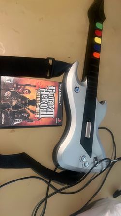 Ps2 Wired Guitar w game