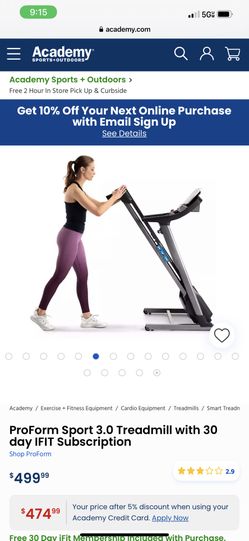 Academy treadmill mat sale