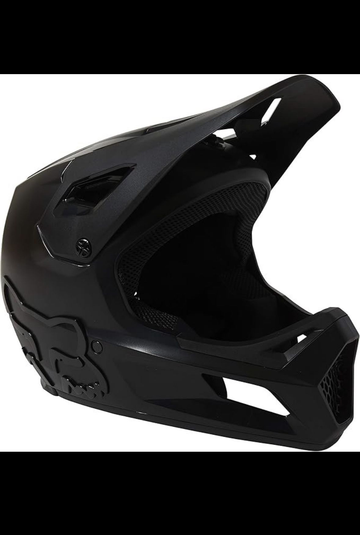Fox Racing Youth Rampage Mountain Bike Helmet, Black/Black