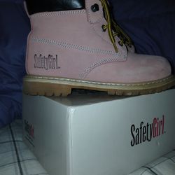 Steel Toe Womans Size 8 SafetyGirl Boots Like New