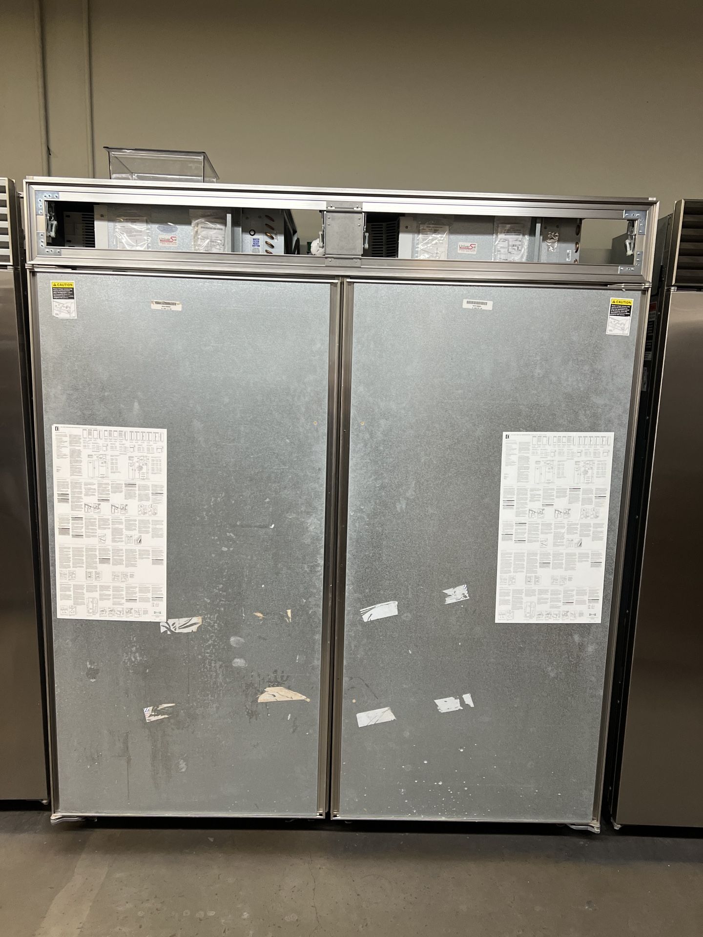SUB ZERO 72”WIDE BUILT IN PANEL READY REFRIGERATOR