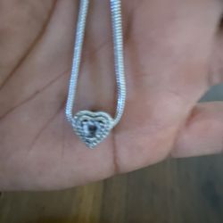 Pandora Necklace And Charm