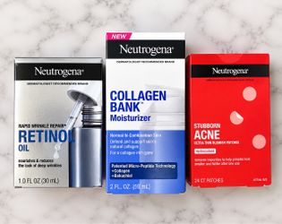 Title: Neutrogena Skincare Bundle – Retinol Oil, Collagen Bank & Acne Patches