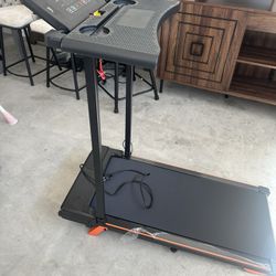 Walking Pad Treadmill with Desk Workstation, 12% Incline 
