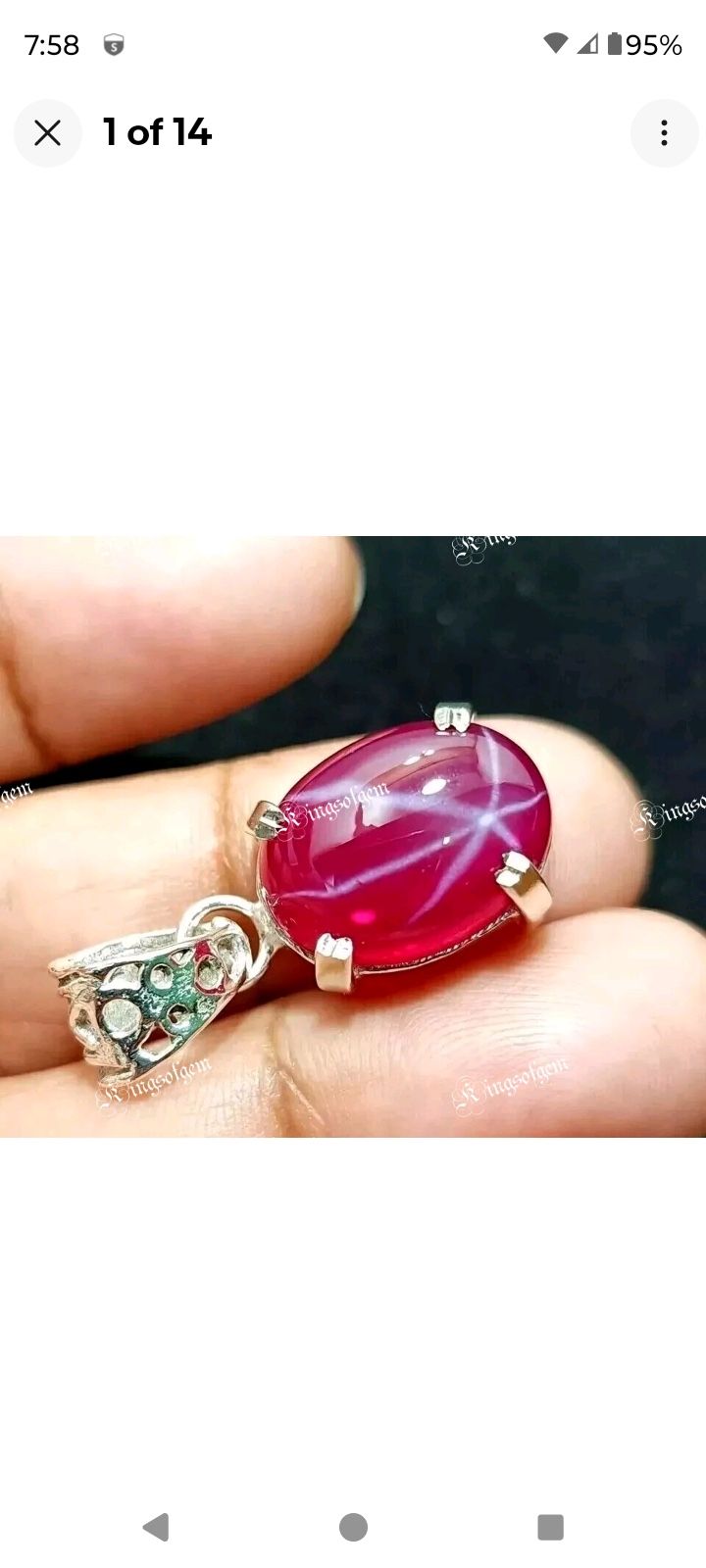 Ruby Pendant-28 Carat 
