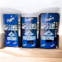 DODGERS SODA VENDING MACHINES