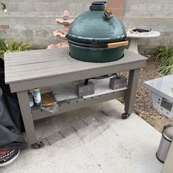 Big Green Egg Size Extra Large Table Only Up For Sale Cheap