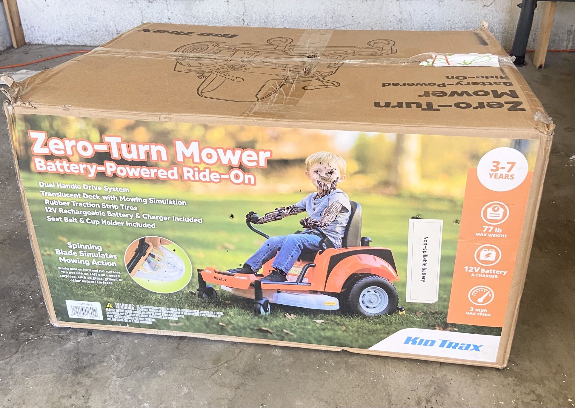 Zero-Turn Mower Battery Powered Ride On