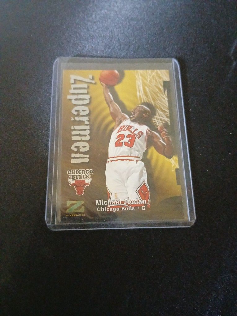 1998 Skybox Michael Jordan Zuperman Z Force Card
