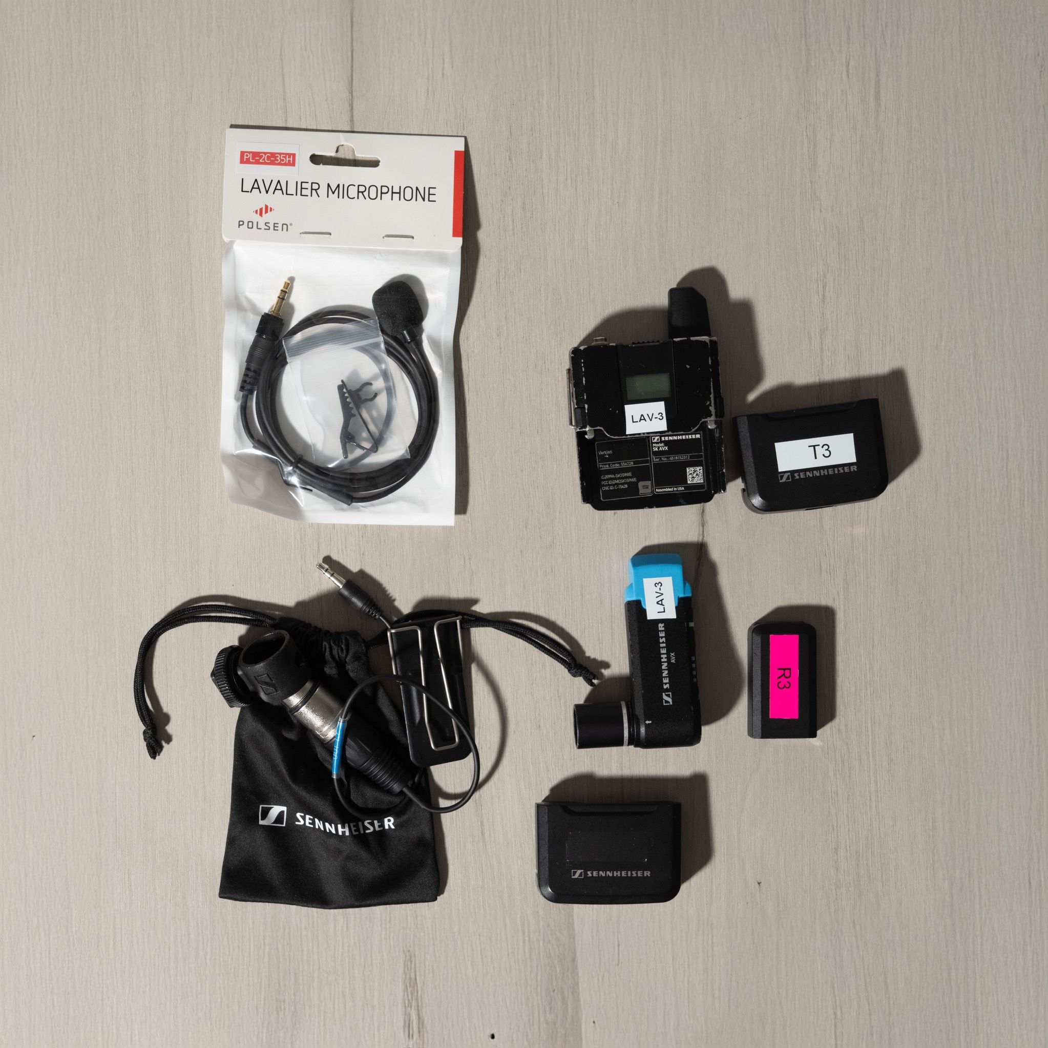 Sennheiser AVX Transmitter / Receiver Wireless Mic Kit 