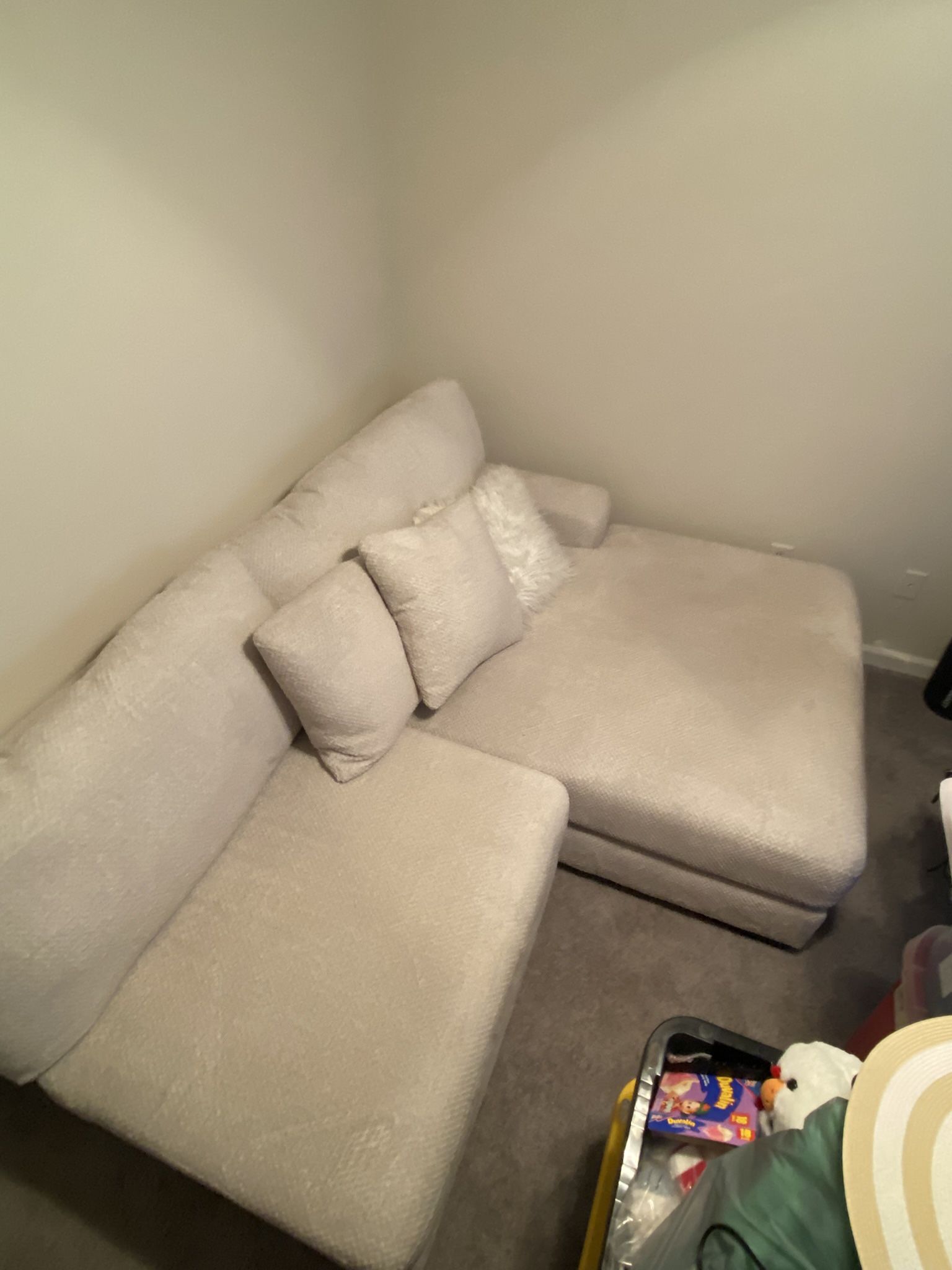 White/Cream Sectional Couch