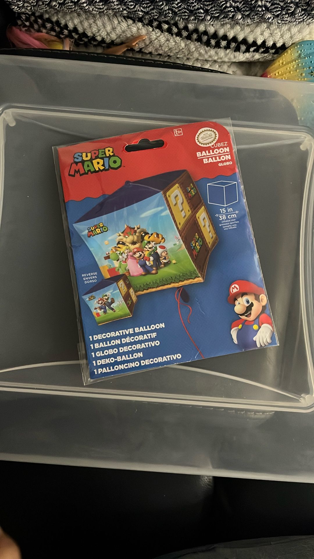Super Mario helium balloon