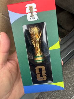 NEW FIFA World Cup 2026 Soccer 3D Trophy Replica with Pedestal 3 inches