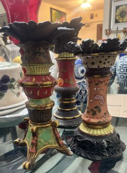 Three Piece Candle Holder