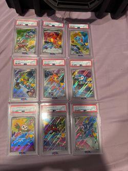 PSA 10 Pokémon First Partner Illusts Collection Set of 9