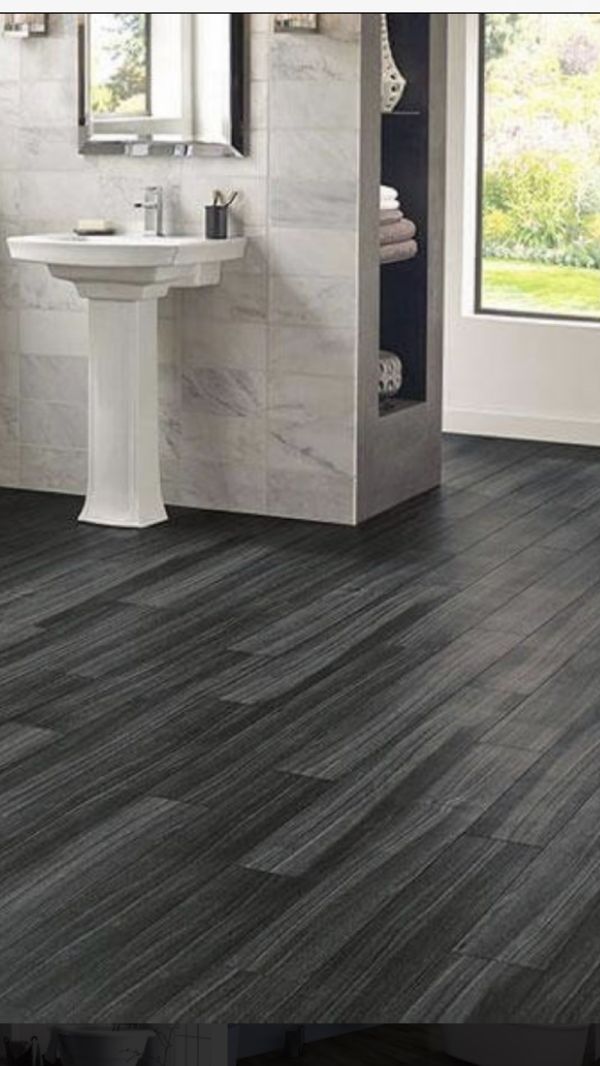 Waterproof vinyl flooring with padding brewhome