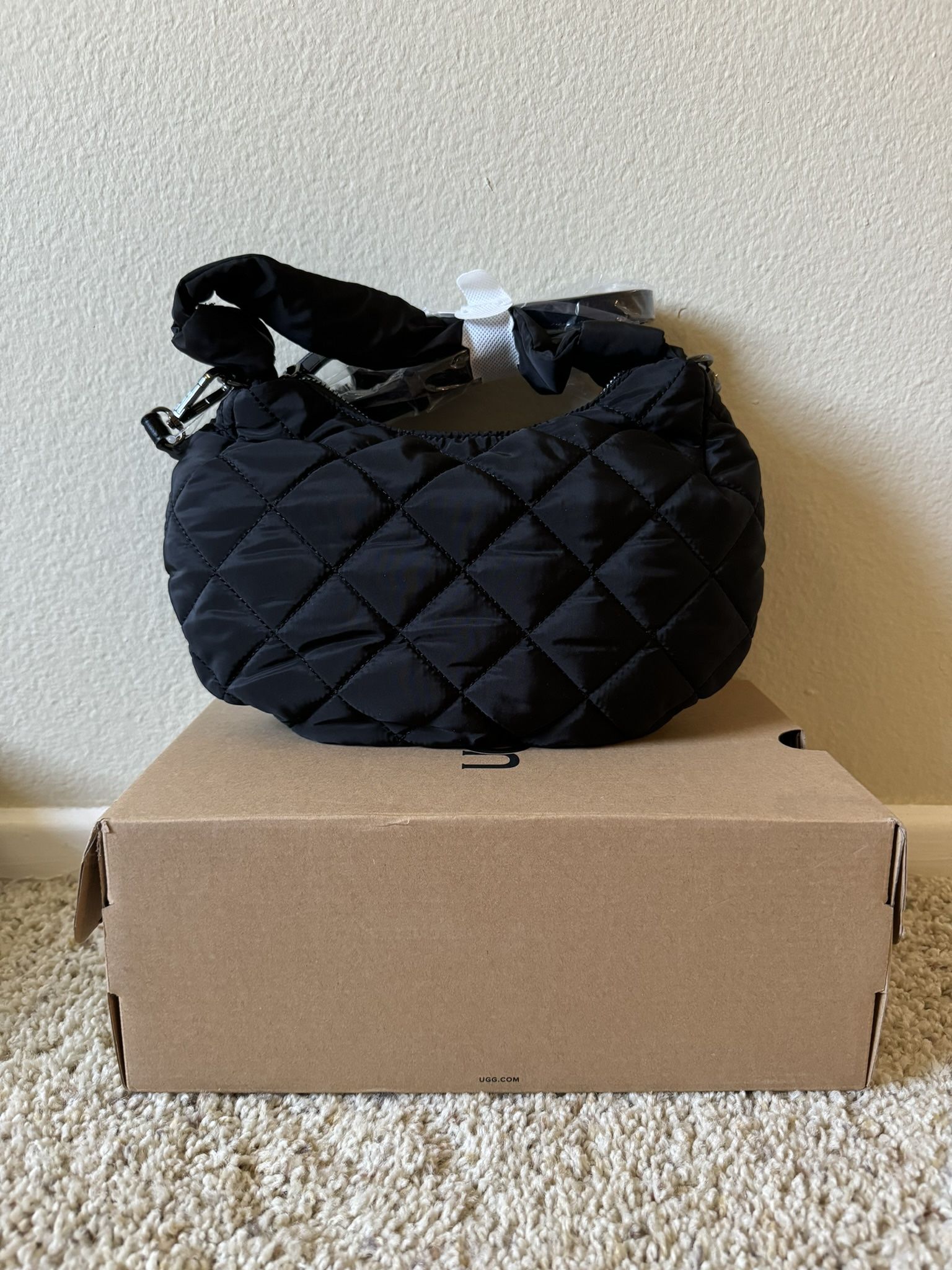 Black Nylon Shoulder Bag