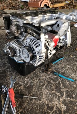 Alternator and oil pan for sale