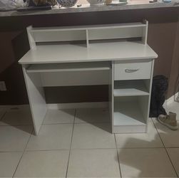 White desk