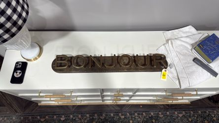 Bonjour Anthropology Sign