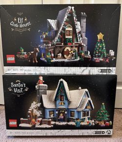Lego Santa’s Visit & 10275 Elf Club house 