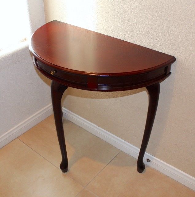 Halfmoon / Side Table for Sale in Henderson, NV OfferUp