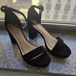 Black Heels 9.5 Women's 